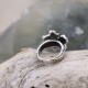 Bague en argent "fleur"