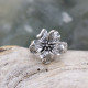 Bague en argent "fleur"