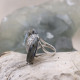 Bague en argent et labradorite