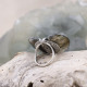 Bague en argent et labradorite