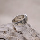 Bague en argent et nacre