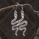 Boucles d'oreilles en argent - serpent
