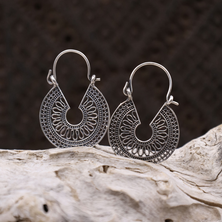 Boucles d'oreilles en argent