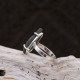 Bague en argent et uvarovite