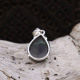 Pendentif en argent et uvarovite
