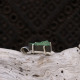 Pendentif en argent et uvarovite