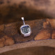 Pendentif d'exception en argent avec jade et marcassites