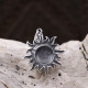 Pendentif en argent - soleil