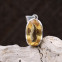 Pendentif en argent et citrine