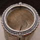 Bracelet rigide en argent et cornaline