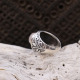 Bague en argent et quartz rose