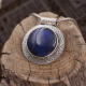 Pendentif en argent et labradorite