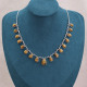 Collier en argent et oeil de tigre