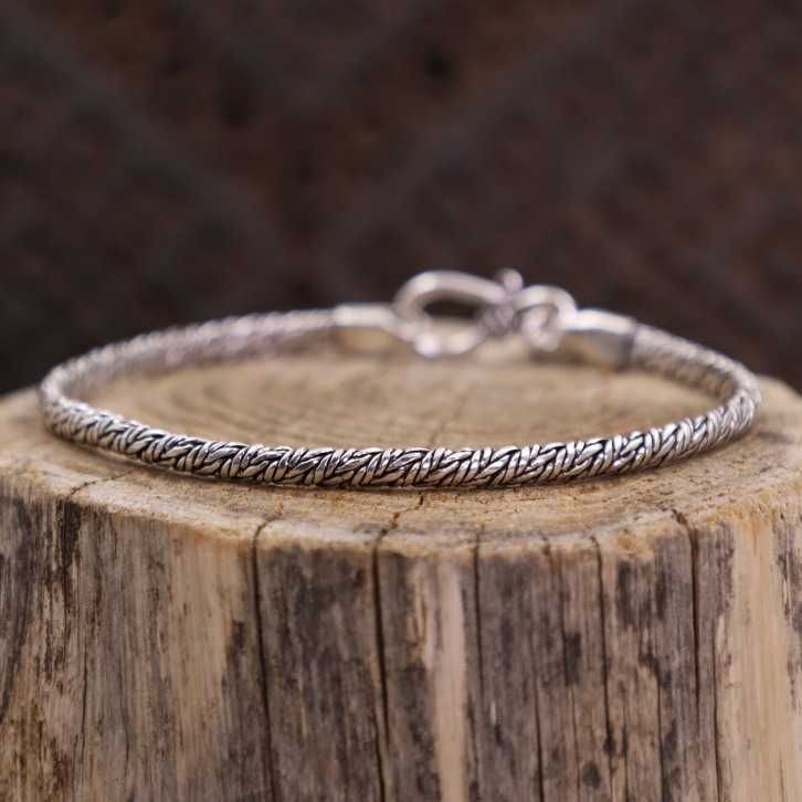 Bracelet en argent snake Chopin