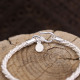 Bracelet en argent snake Vrille 3mm