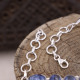 Bracelet en argent et kyanite