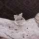 Bague en argent et abalone - papillon
