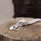 Bracelet en argent Snake Le Mini Ganesha Tête éléphant