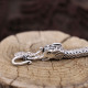 Bracelet en argent Snake Le Mini Ganesha Tête éléphant