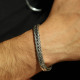 Bracelet en argent snake Kundalee Homme