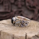 Bague en argent et onyx
