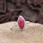 Bague en argent et racine de Rubis