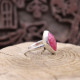 Bague en argent et racine de Rubis