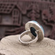Bague en argent et turquoise