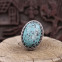 Bague en argent et turquoise