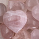 Quartz rose - galet coeur