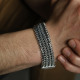 Bracelet en argent Snake Maharaja HOMME