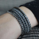 Bracelet en argent Snake Maharaja