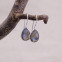 Boucles d'oreilles en argent et labradorite