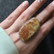 Bague en argent et agate - ajustable