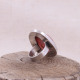 Bague en argent et rhodochrosite