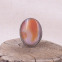 Bague en argent et agate - ajustable