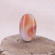 Bague en argent et agate - ajustable