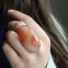 Bague en argent et agate - ajustable