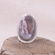 Bague en argent et agate crazy lace