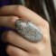 Bague en argent et agate crazy lace