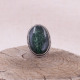 Bague en argent et pierre aventurine