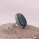 Bague en argent et pierre aventurine