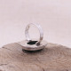 Bague en argent et pierre aventurine
