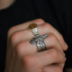 Bague en argent - Faucon
