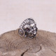 Bague en argent - Bouddha et Mara