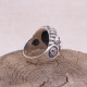 Bague en argent - Bouddha et Mara