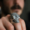 Bague en argent - Tête de mort