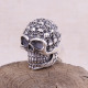 Bague en argent - Tête de mort