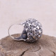 Bague en argent - Tête de mort