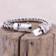 Bracelet en argent Snake Le Isa Homme